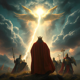 A king asks for help from an ancient being